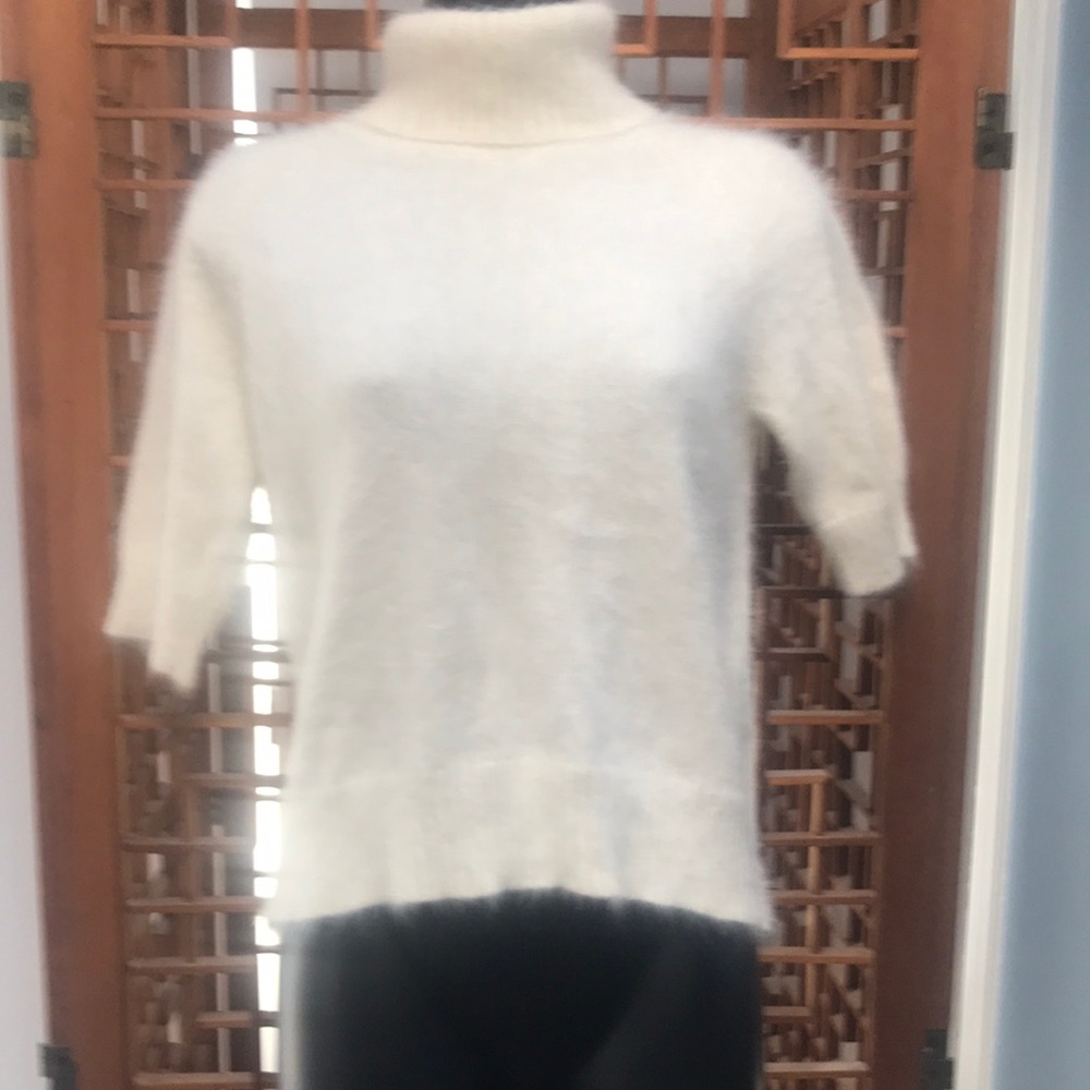 The Limited- off white Angora wool sweater